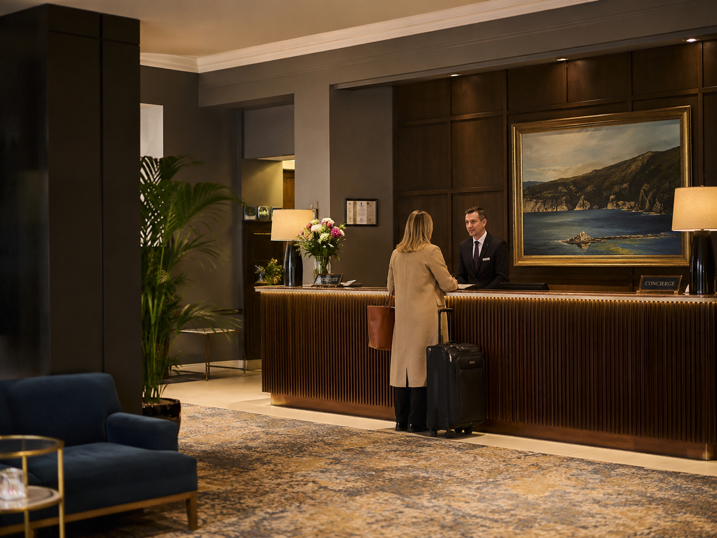 Szerencse reception and guest service for personal hospitality support